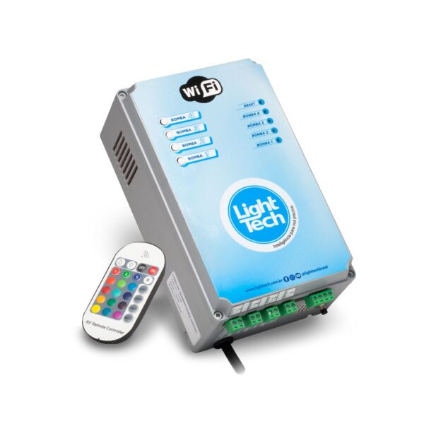 Painel de Comando WiFi Tiny Led - Até 8 Leds de 20W  + 2 Motobombas - Image 2